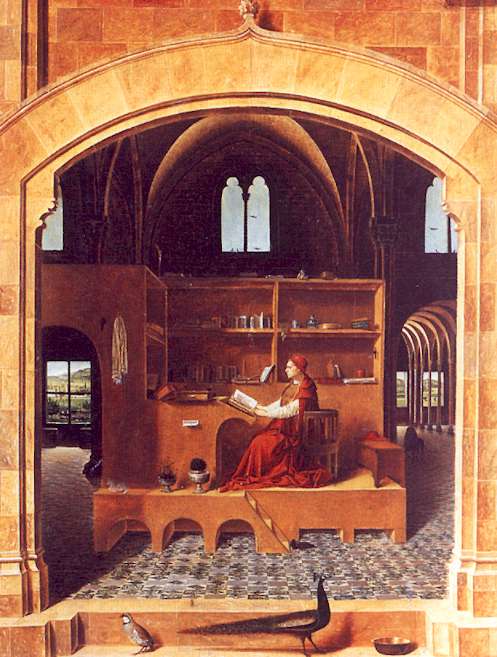 Saint Jerome in his Study